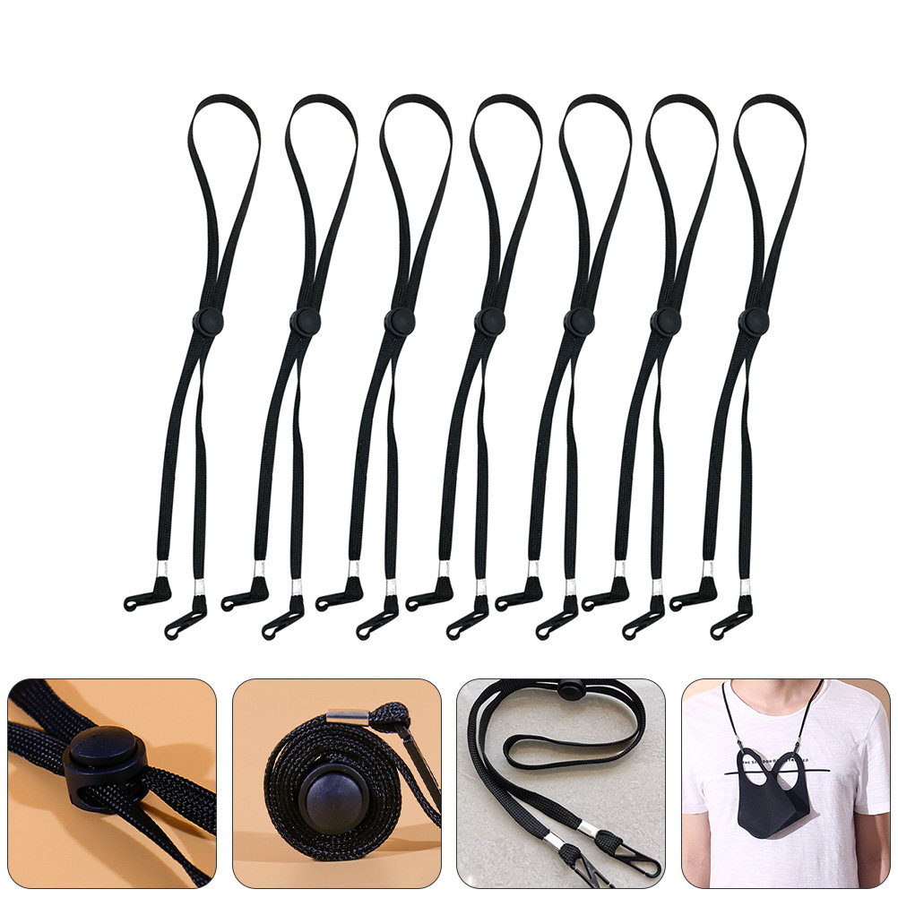 Mask Lanyard Adjustable - 12 Pezzi di Laccetti Anti-Caduta per